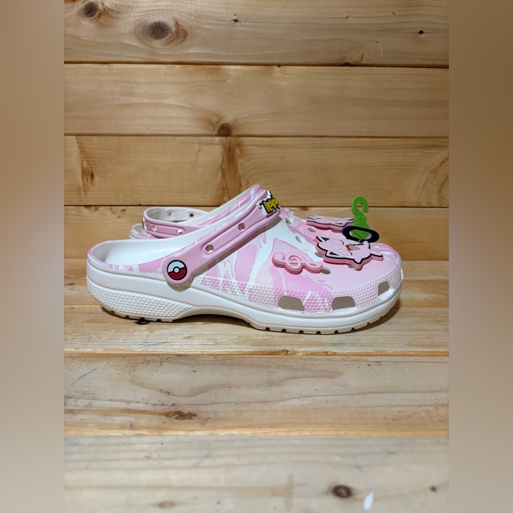 New Crocs Pokémon Jigglypuff Classic Clog Star Light up Limited edition - Picture 4 of 7